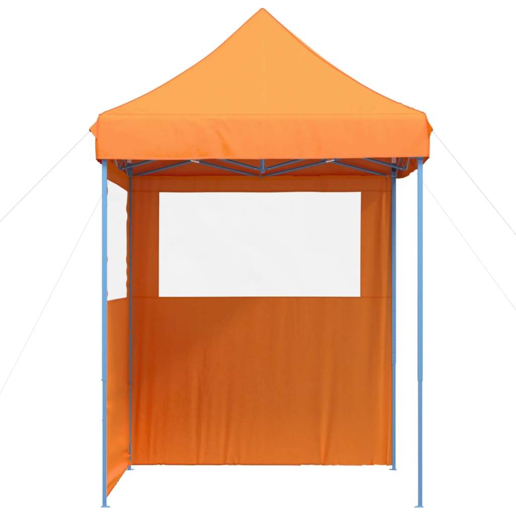 ComfortXL - Tente de réception pliable pop-up acier jardin toit escamotable 200x200 Orange - ComfortXL Outdoor Living - Image 4