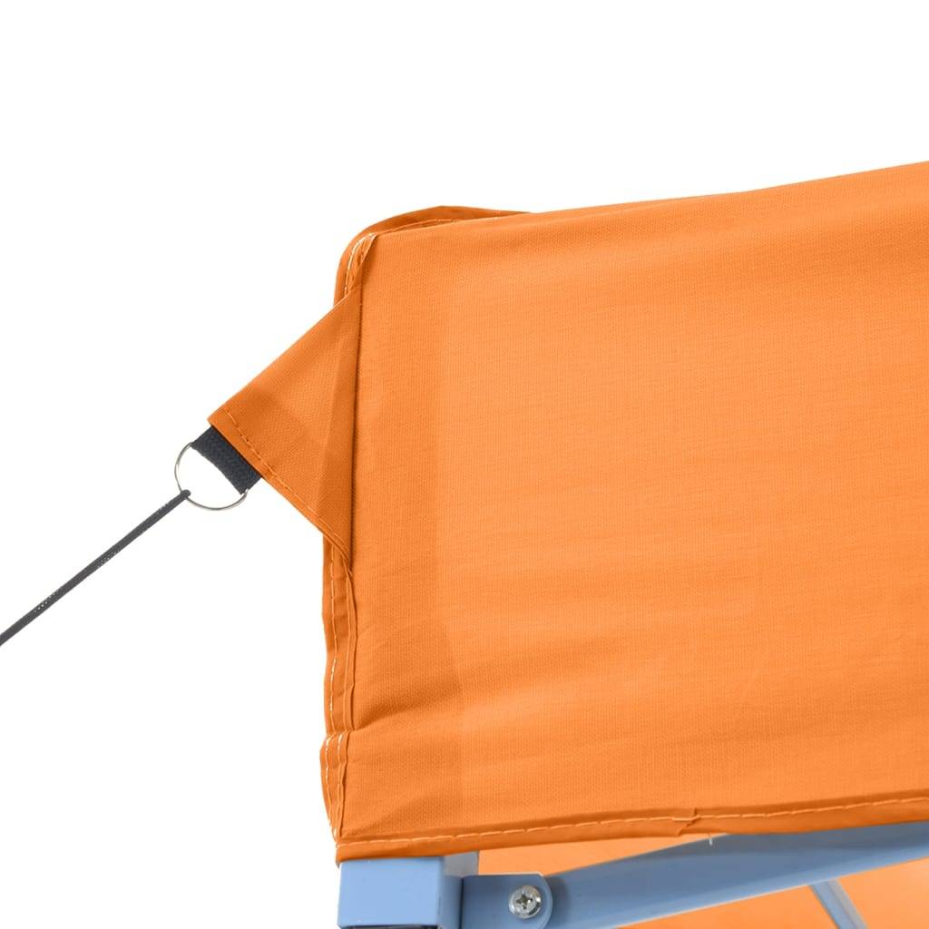 ComfortXL - Tente de réception pliable pop-up acier jardin toit escamotable 200x200 Orange - ComfortXL Outdoor Living - Image 7