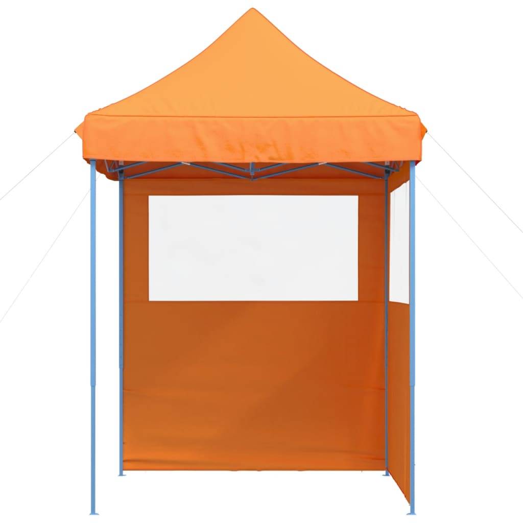 ComfortXL - Tente de réception pliable pop-up acier jardin toit escamotable 200x200 Orange - ComfortXL Outdoor Living - Image 3