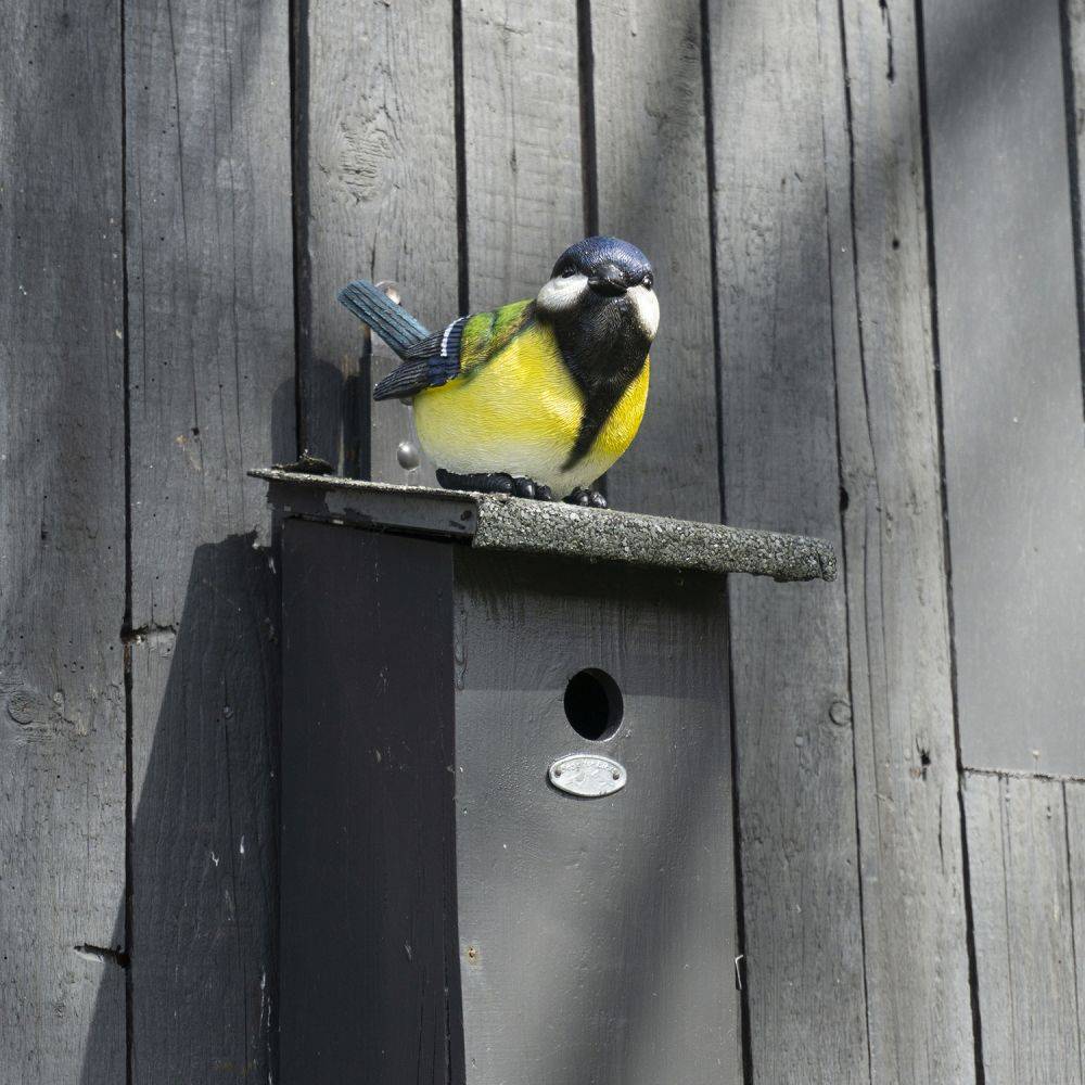 Farmwood Animals - Oiseau mésange charbonnière en résine 20 x 10 x 12 cm - Image 4