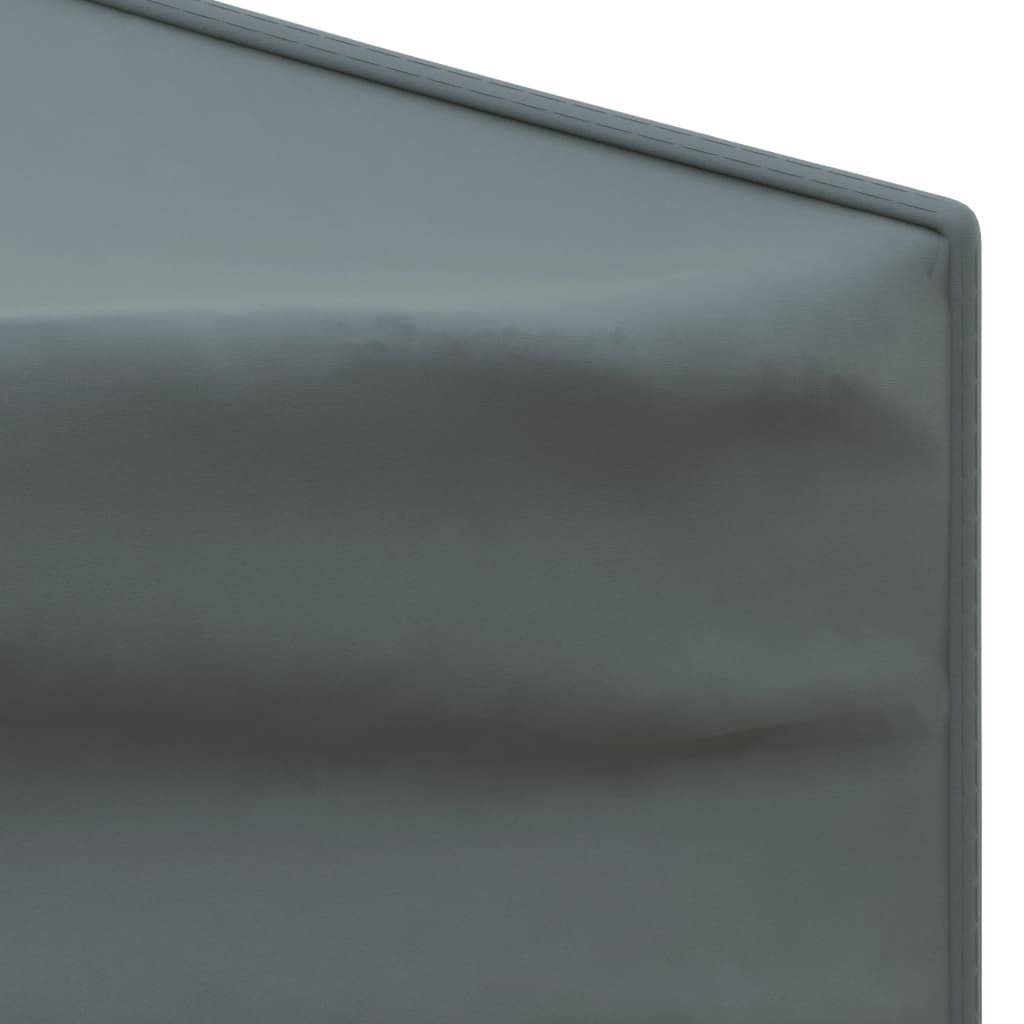 Tente de réception pliable avec parois Oxford Anthracite 2 x 2 x 2,54 m - PANGIVO - Image 5