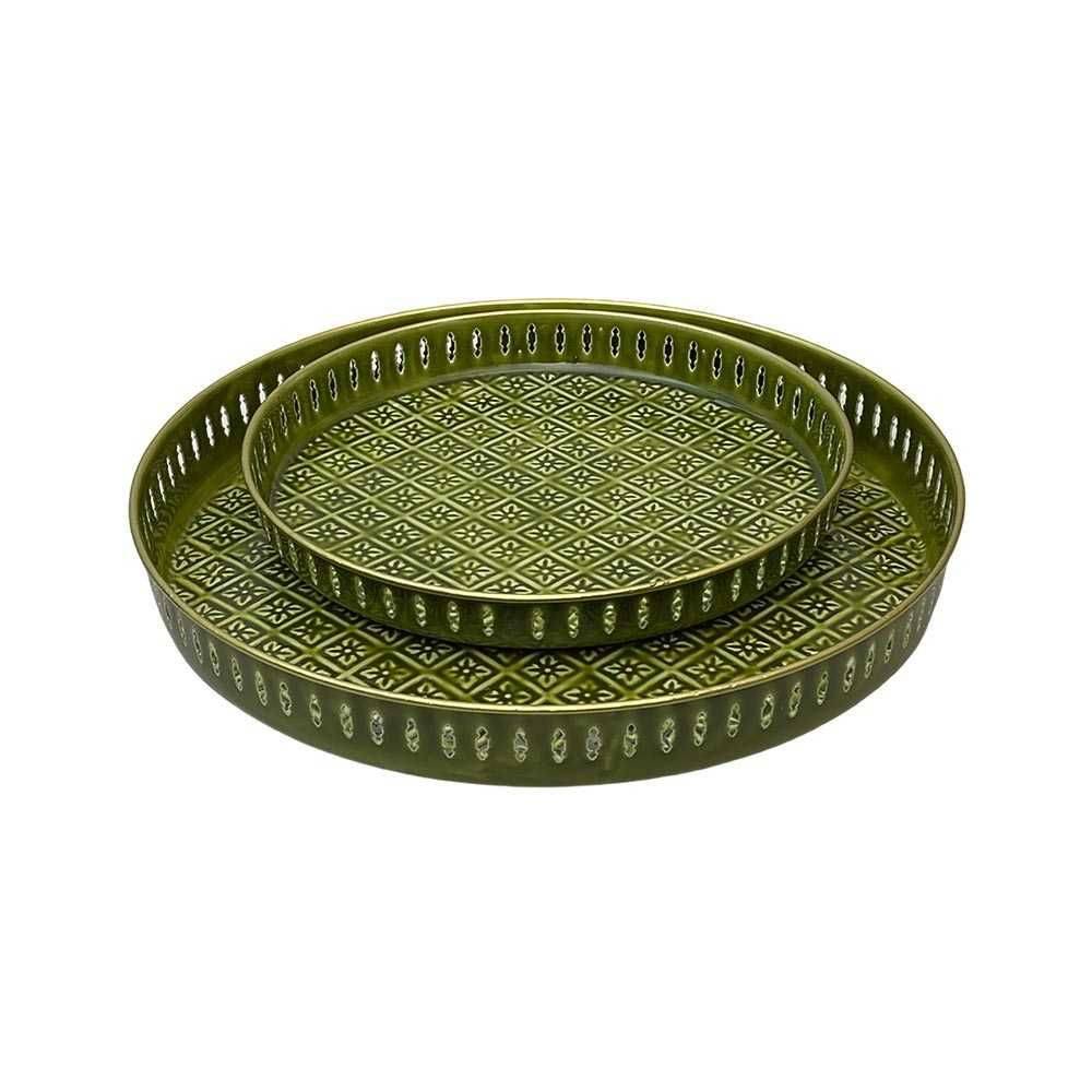 Bazardeluxe - Plateau en métal Jali 45 cm - Image 4