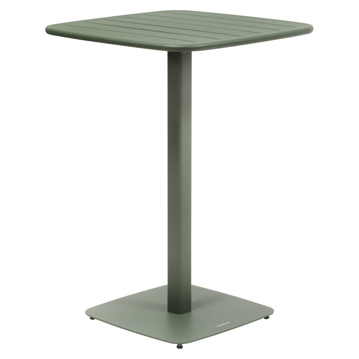 Hesperide - Table haute de jardin 2 places Alegoria 70x70cm vert laurier Hespéride - Image 2