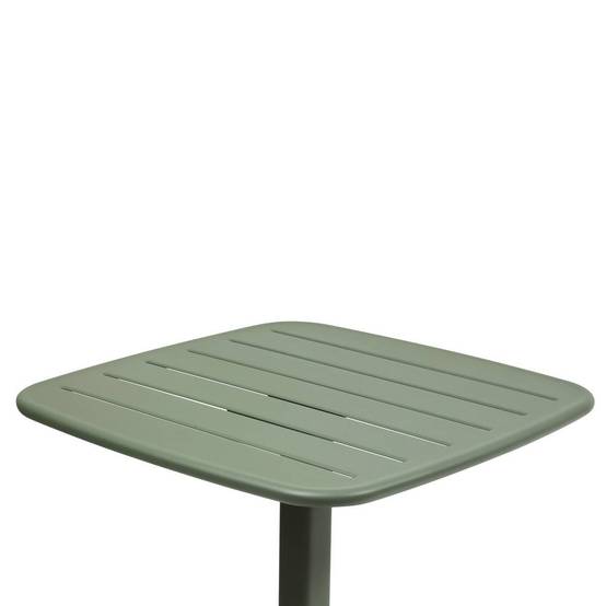 Hesperide - Table haute de jardin 2 places Alegoria 70x70cm vert laurier Hespéride - Image 3