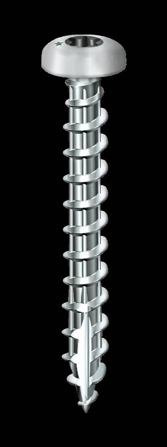 Vis bois Rocket torx à tête ronde filetage total VYNEX - acier zingué - Ø5.0 x 50 mm - boîte 500 - 351400025225 - Image 3