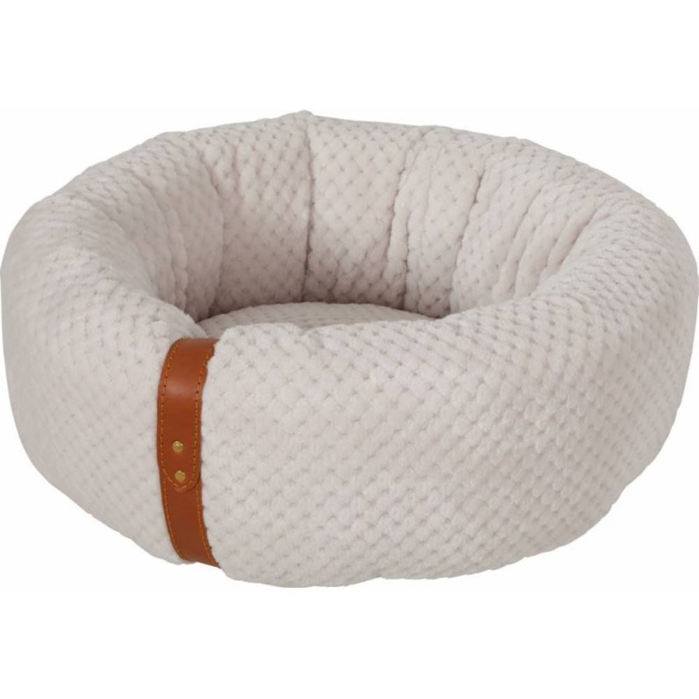 animallparadise - Coussin rond "PALOMA" pour chat. Couleur beige. ø 42 cm x 19 cm. - Image 5