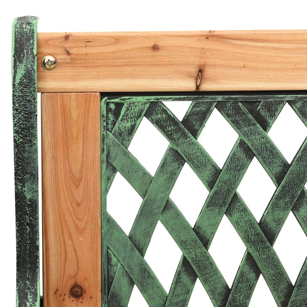 Vidaxl - Banc de jardin 122 cm fonte et bois de sapin massif vidaXL 312033 - Image 5