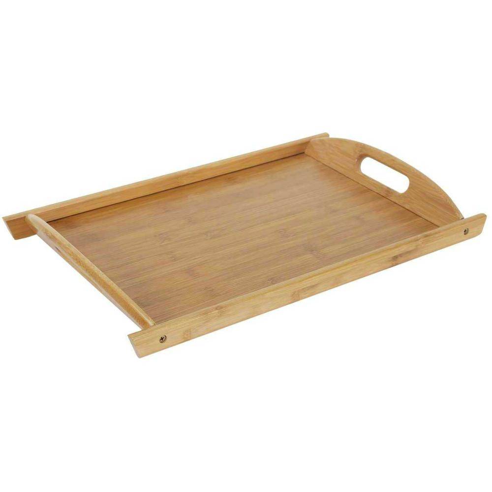 The Home Deco Factory - Plateau en bambou (Lot de 3) - Image 3