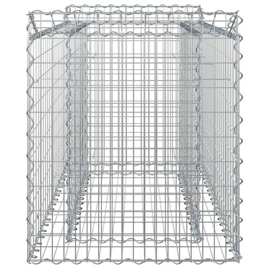 PANGIVO - Lit surélevé gabion Acier galvanisé Argenté 50 x 100 x 60 cm - PANGIVO - Image 7