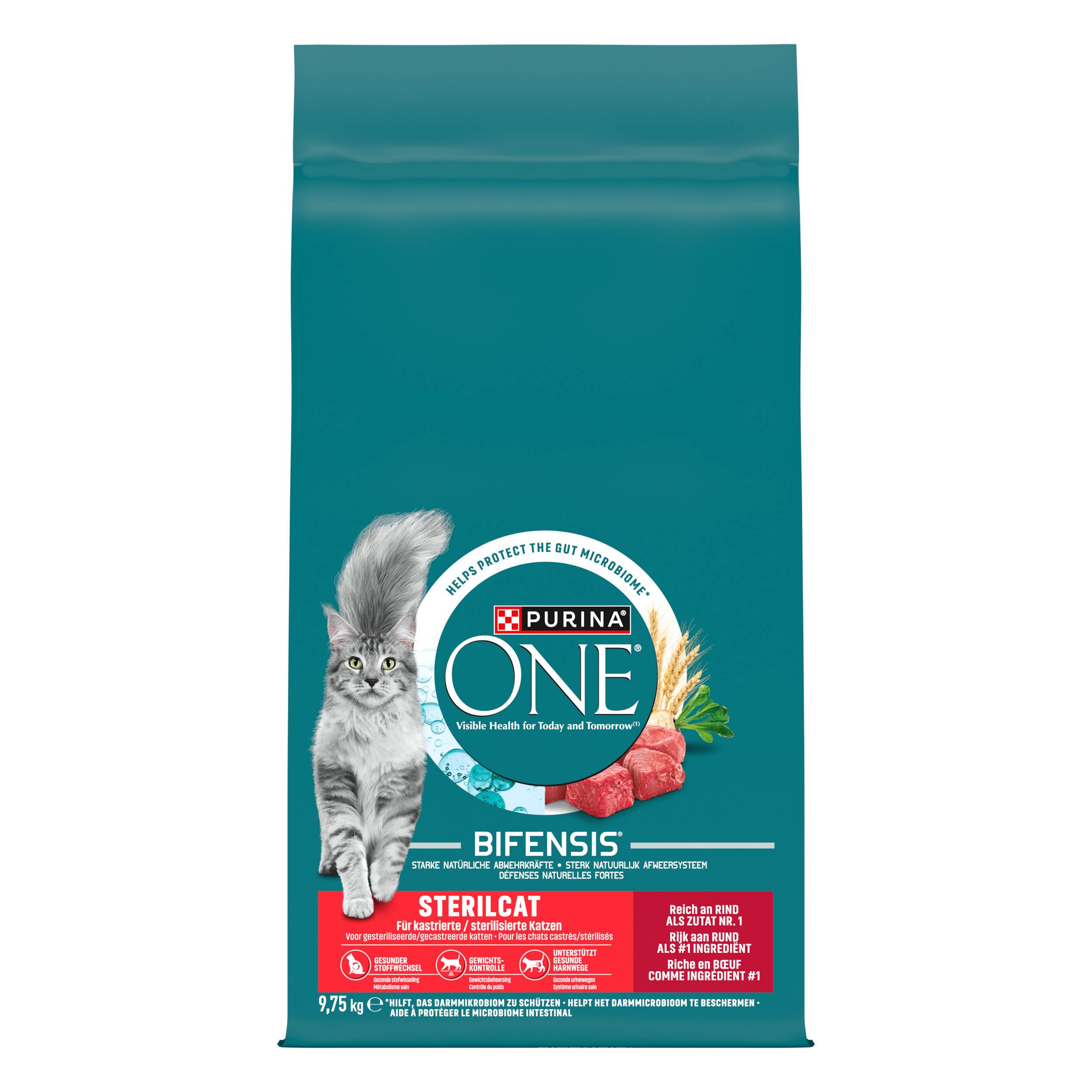 One - PURINA ONE Stérilisé Bœuf 9,75kg - Image 1