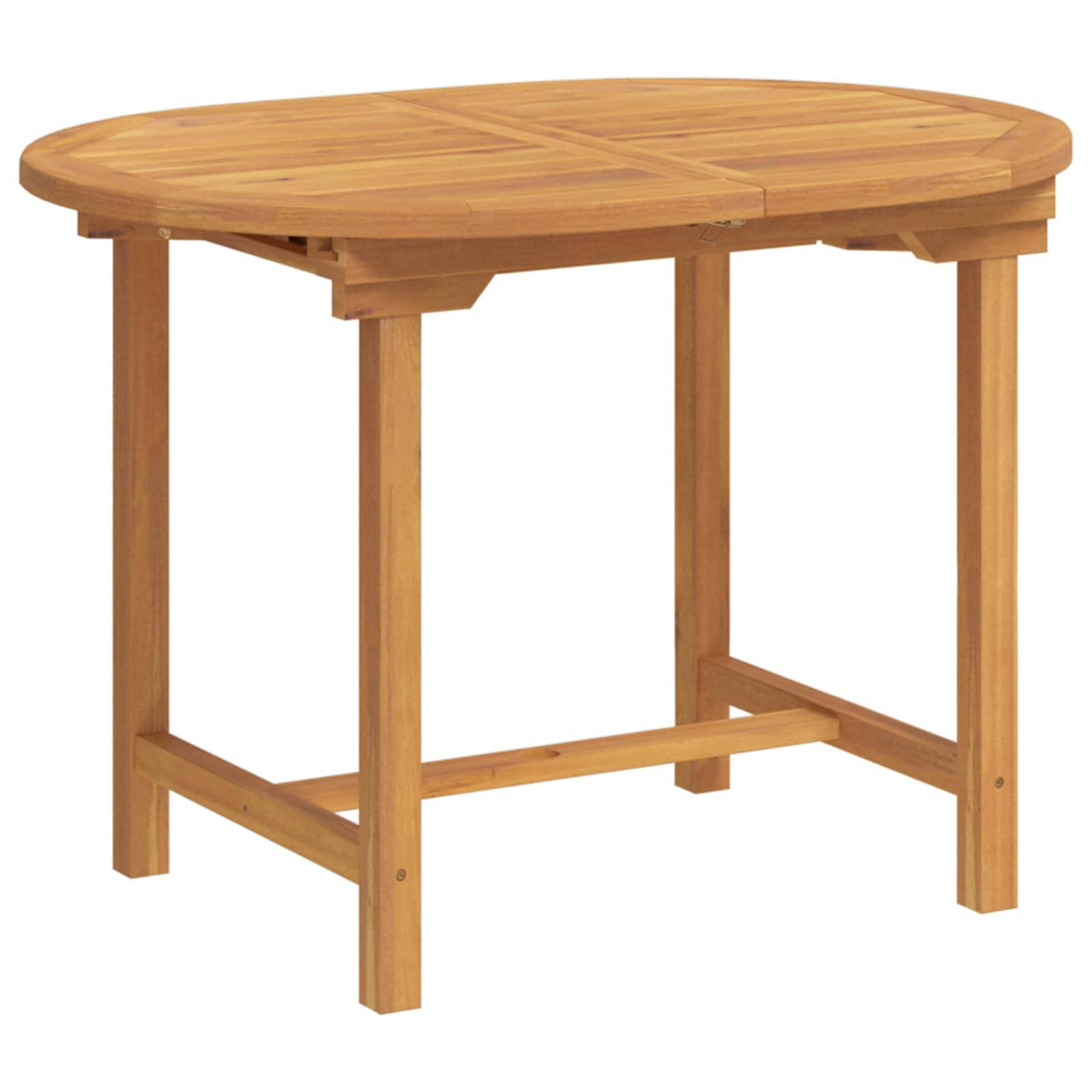 Ensemble de salle à manger jardin bois teck marron 160 x 80 x 75 cm, Poids :55.26kg - PANGIVO - Image 7