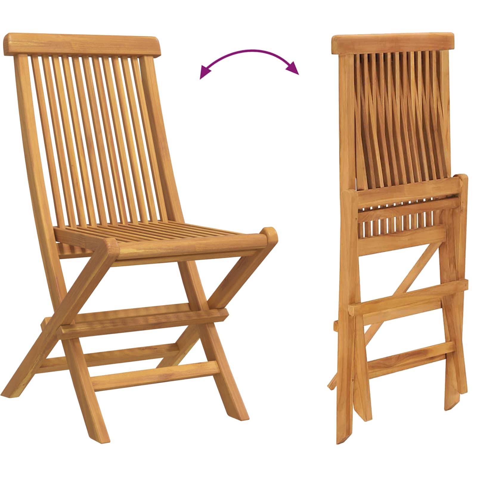 Ensemble de salle à manger jardin bois teck marron 160 x 80 x 75 cm, Poids :55.26kg - PANGIVO - Image 8