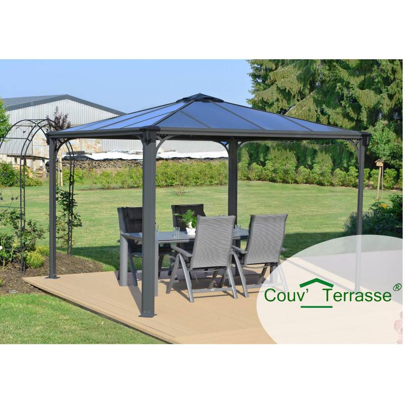 Châlet-Jardin - Tonnelle aluminium et polycarbonate 9 m2 Chalet & Jardin - Image 7