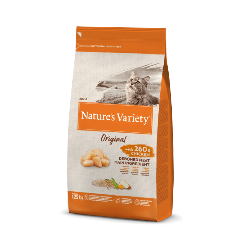 CROQUETTE CHAT - ORIGINAL POULET - NATURE'S VARIETY 7 kg - Image 2