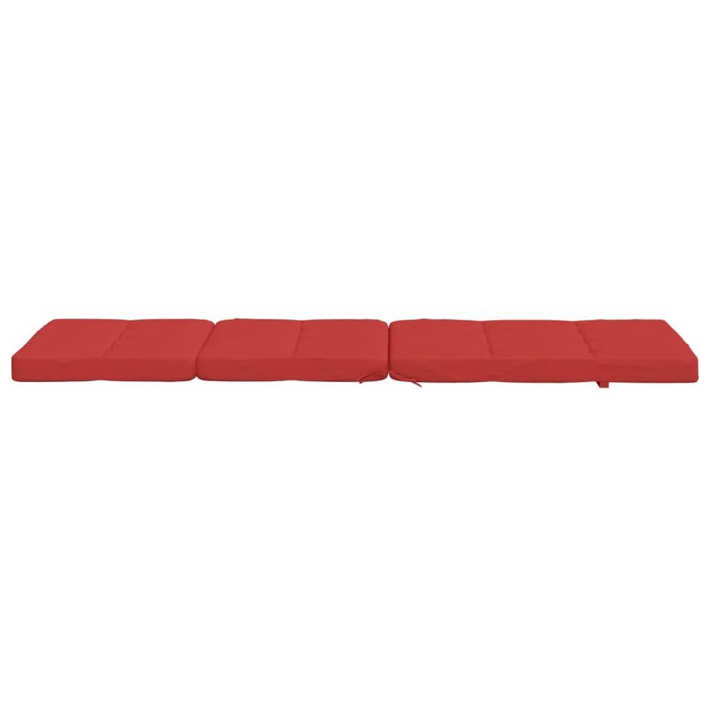 Coussin Bain de soleil | Coussins de chaise longue lot de 2 rouge tissu oxford Maison Chic - Image 8