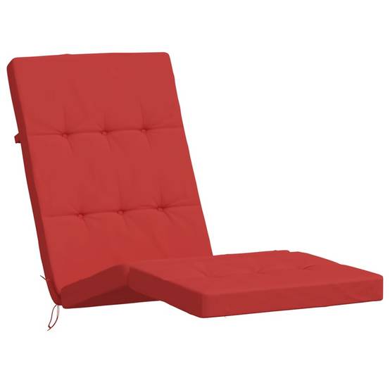 Coussin Bain de soleil | Coussins de chaise longue lot de 2 rouge tissu oxford Maison Chic - Image 4