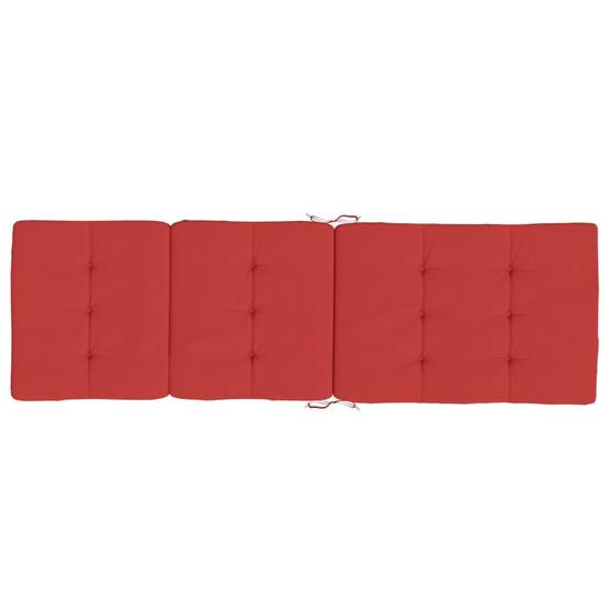 Coussin Bain de soleil | Coussins de chaise longue lot de 2 rouge tissu oxford Maison Chic - Image 5