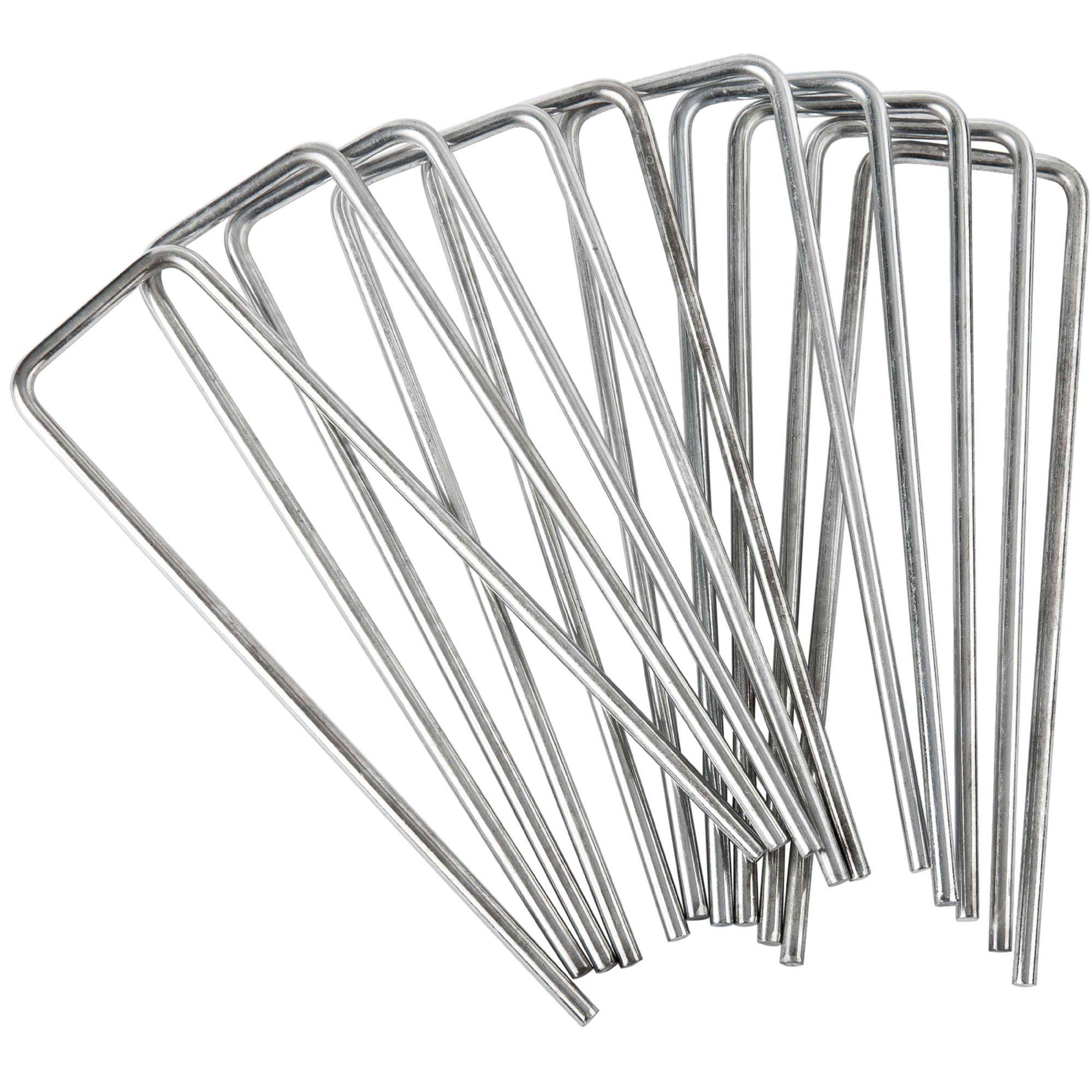 Lot de 40 Agrafes métalliques galvanisée WERKA PRO  15x4cm
