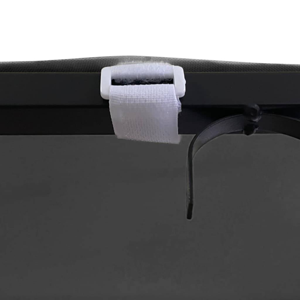 Store Banne - Auvent anthracite 4x3 m 180 g/m² tissu et acier - MEUBLE PRO - Image 6