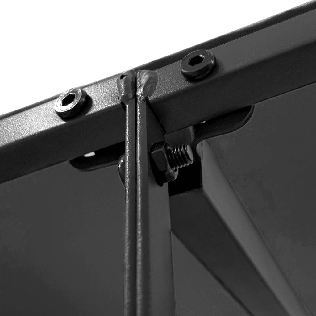 Store Banne - Auvent anthracite 4x3 m 180 g/m² tissu et acier - MEUBLE PRO - Image 5