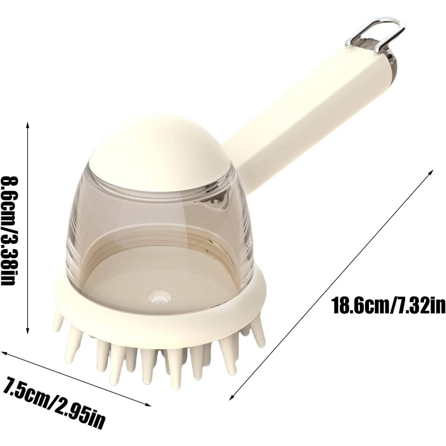 DtopbuyAge - Brosse de Bain pour Chien - Disperse Shampoing & Massage DtopbuyAge - Image 2