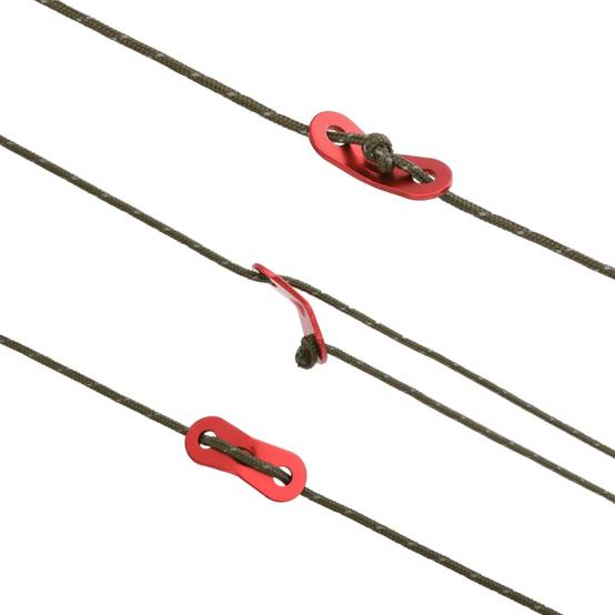Corde de haubanage de tente avec bandes réfléchissantes et clés Maison Chic - Image 5