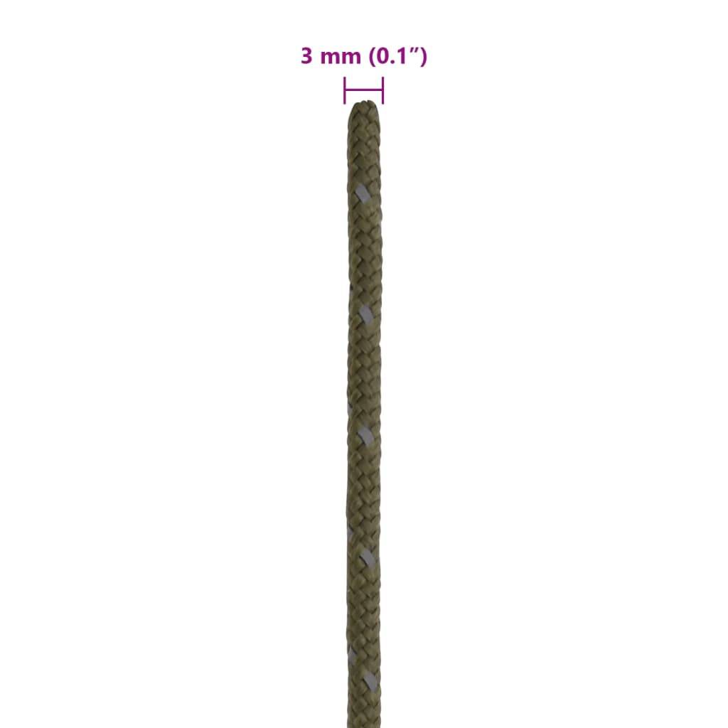 Corde de haubanage de tente avec bandes réfléchissantes et clés Maison Chic - Image 6