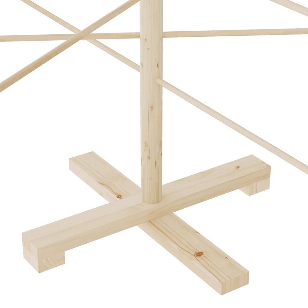 Maison Chic - Sapin de Noël | Arbre de Noël en bois pour décoration 150 cm bois massif de pin Maison Chic - Image 6