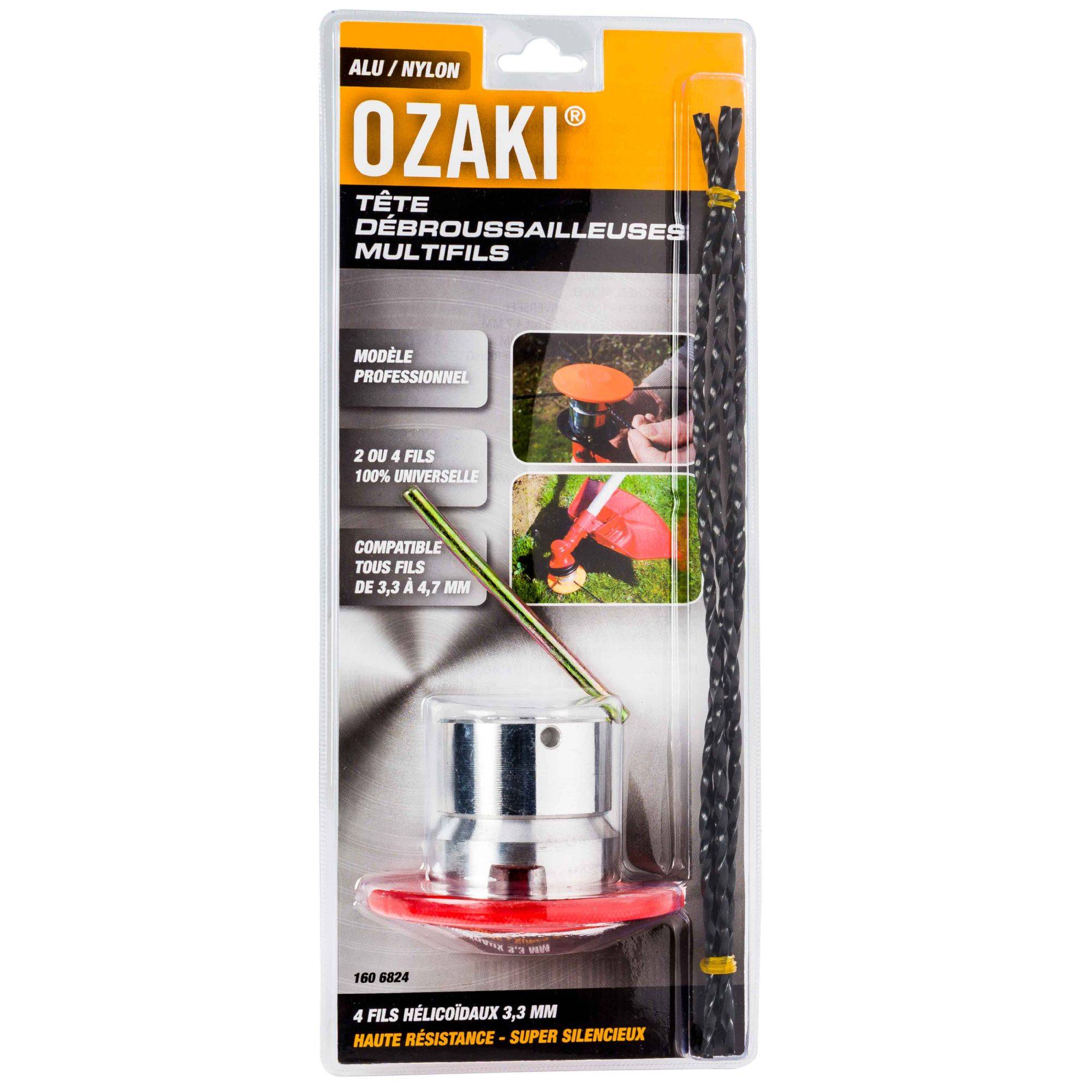 Ozaki - Tête débroussailleuse alu et nylon universelle