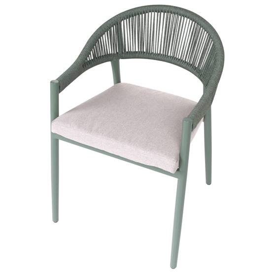 Chaise de jardin Aluminium Vert ORMEA - Beliani - Image 6