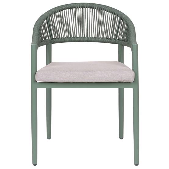 Chaise de jardin Aluminium Vert ORMEA - Beliani - Image 4