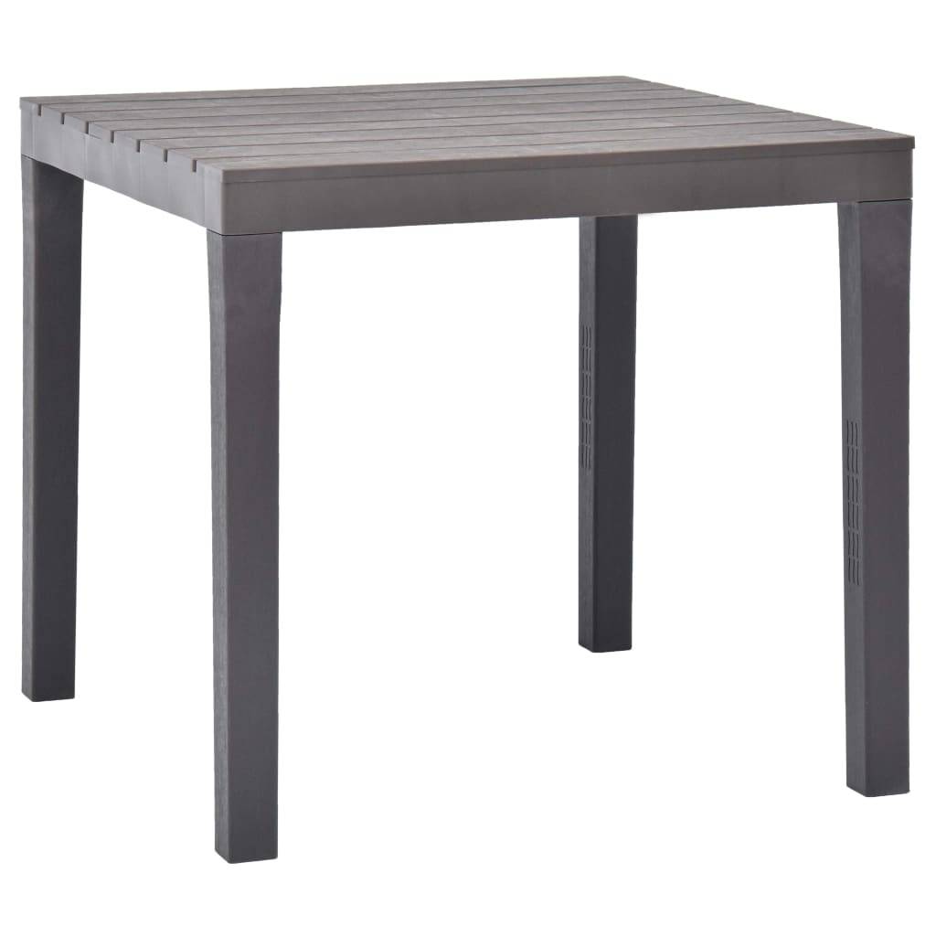 Prolenta Premium - Table bois composite Jean-Fabrice Gris 78 X 78 X 72 cm - P87209G - Image 1