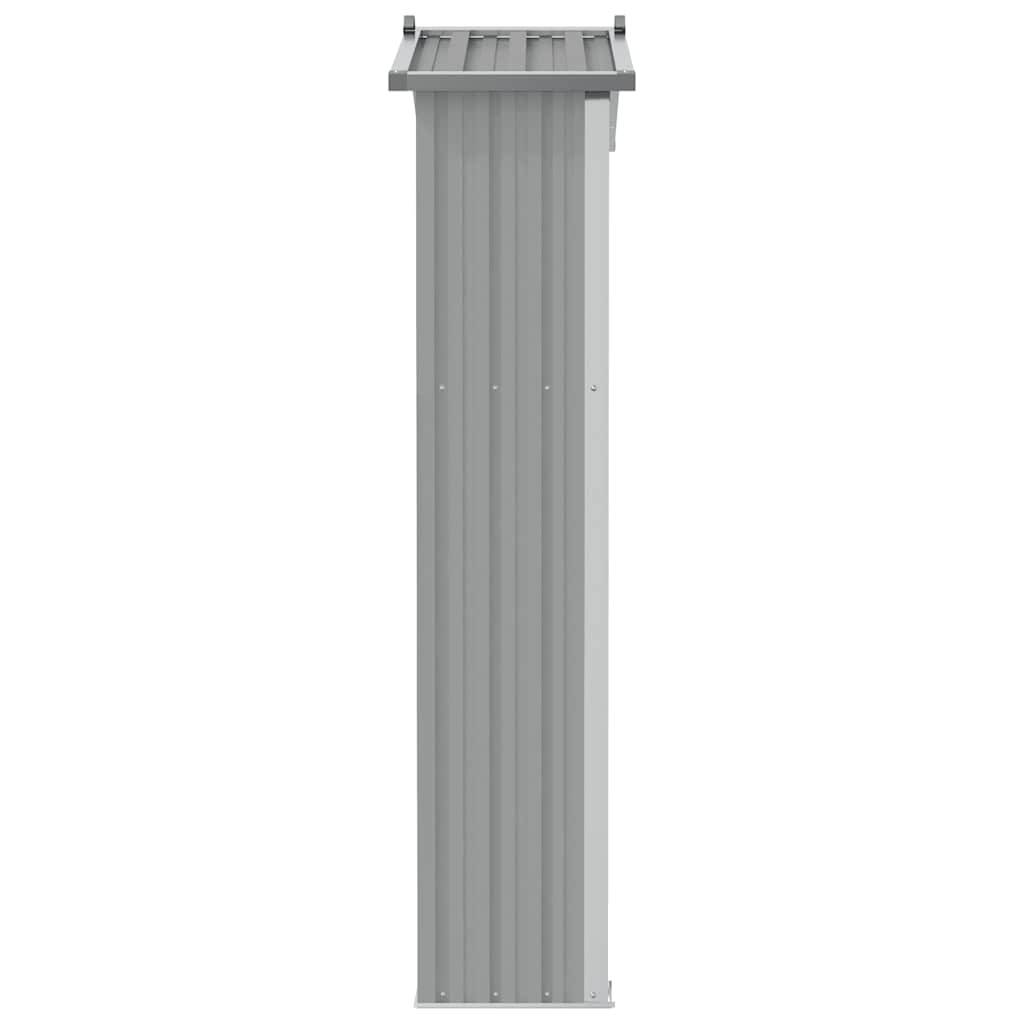 Vidaxl - Abri de jardin Gris 116x45x175 cm Acier galvanisé 0.5m² vidaXL 46302 - Image 10