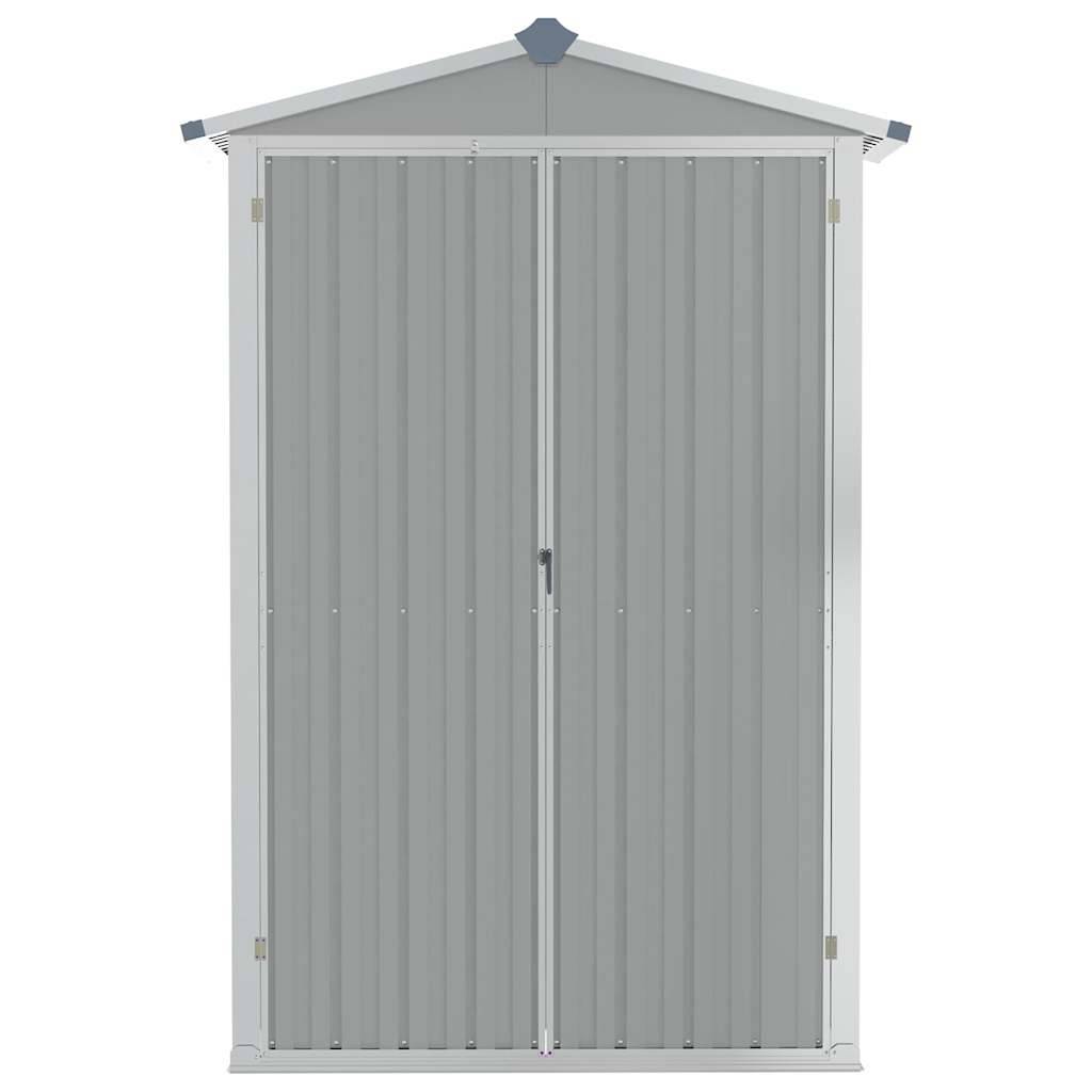 Vidaxl - Abri de jardin Gris 116x45x175 cm Acier galvanisé 0.5m² vidaXL 46302 - Image 8