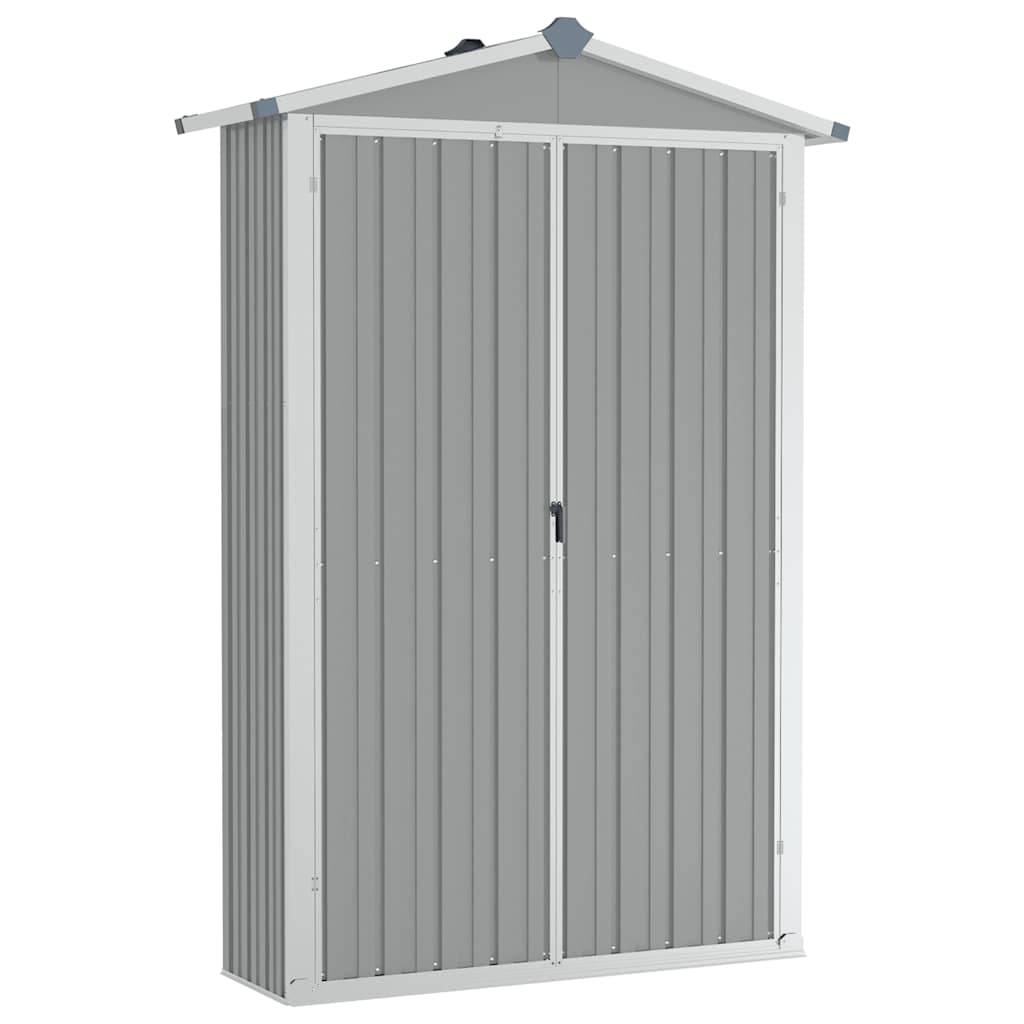 Vidaxl - Abri de jardin Gris 116x45x175 cm Acier galvanisé vidaXL 46302 - Image 2