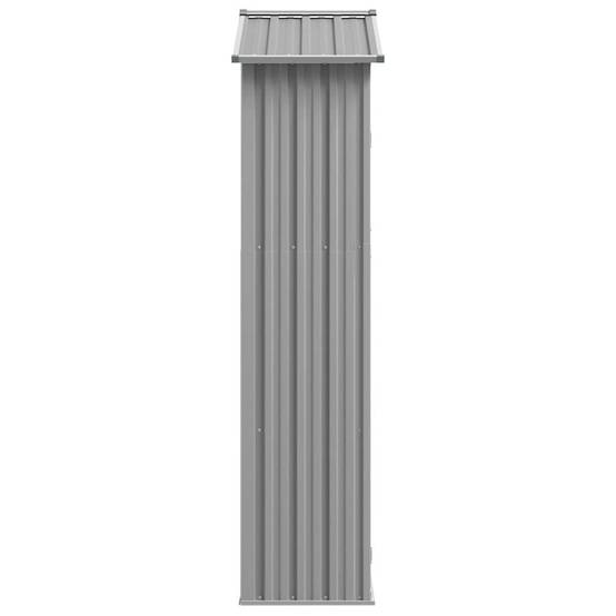 Vidaxl - Abri de jardin Gris 116x45x175 cm Acier galvanisé vidaXL 46302 - Image 8
