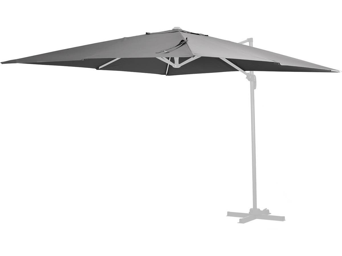 Habitat Et Jardin - Toile Parasol Déporté "sun 3" - 3 X 3 M - Gris -habitat Et Jardin - Image 1