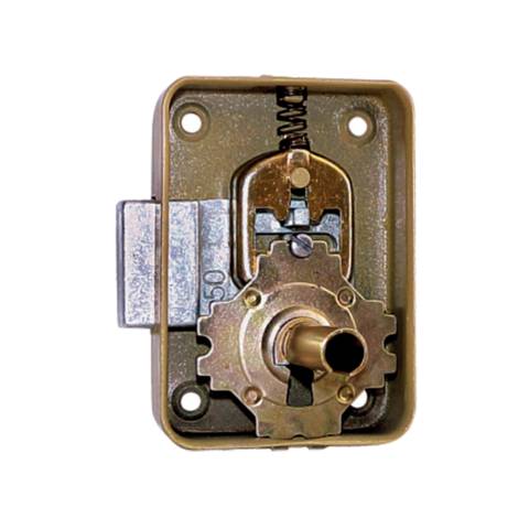 Serrure de meuble 'façon Paris' 70 VACHETTE - Axe 25 mm - Droite - 11410000 - Image 2
