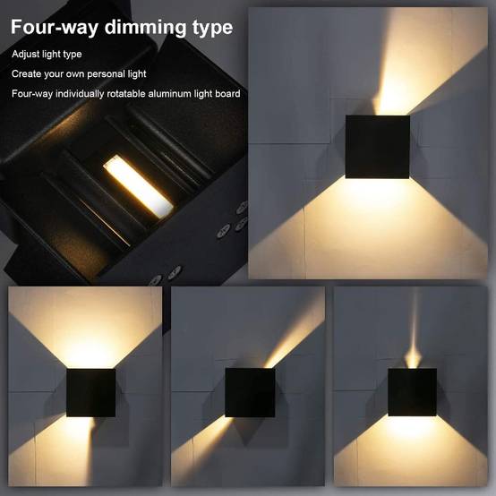 4 Pcs Applique Murale LED Ext/Int -IntiMeg - Image 5