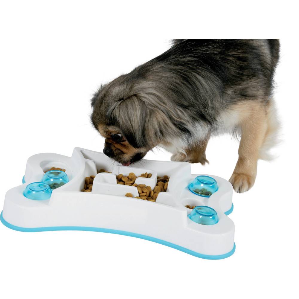 animallparadise - Ecuelle anti-glouton rectangle, 32 x 19.5 x 5.5 cm pour chien. - Image 1