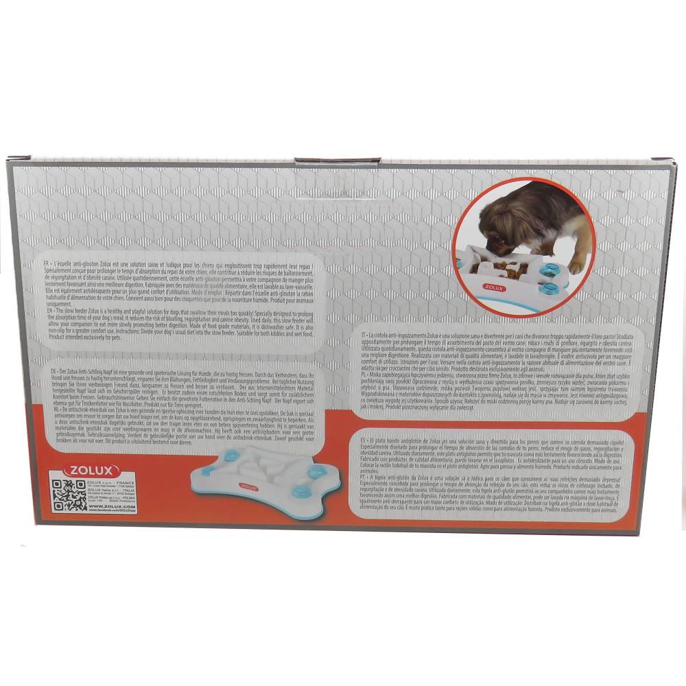 animallparadise - Ecuelle anti-glouton rectangle, 32 x 19.5 x 5.5 cm pour chien. - Image 6