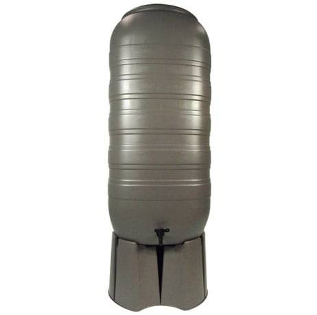 Récupérateur d'eau de pluie colonne 250 litres, Couleur Beige, Socle Avec socle - Image 1