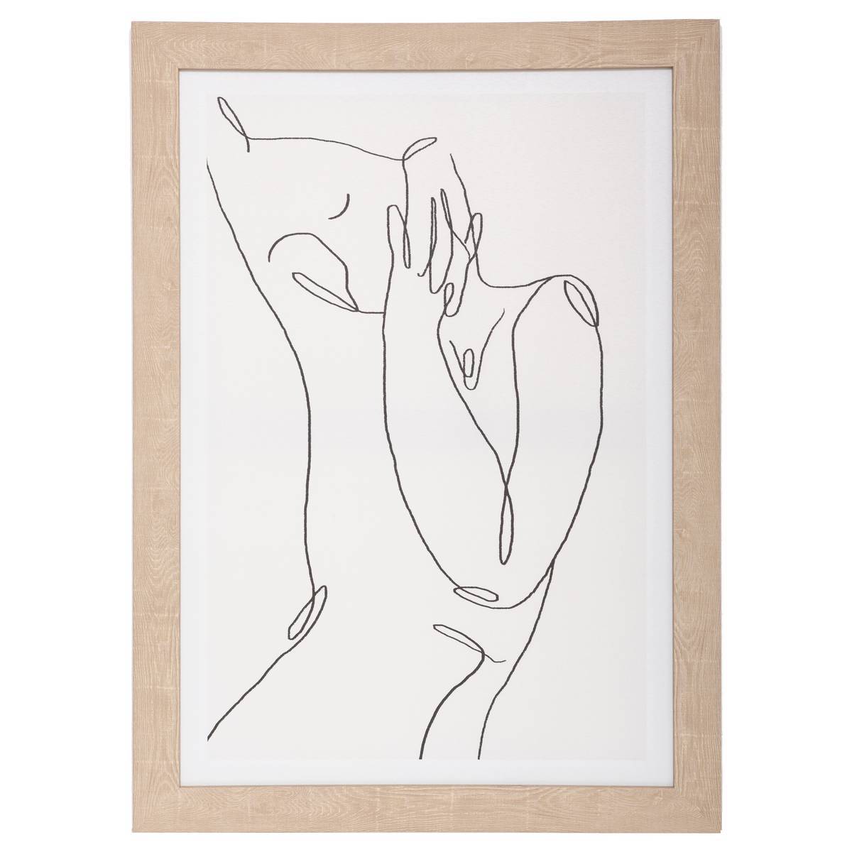 Atmosphera - Toile encadrée "Visage" 50x70cm - Atmosphera Créateur d'intérieur - Image 1
