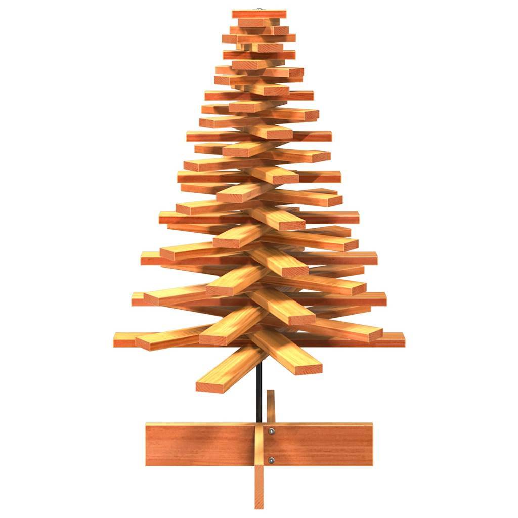 Maison Chic - Sapin de Noël | Arbre de Noël en bois pour décoration 100 cm bois de pin massif Maison Chic - Image 3