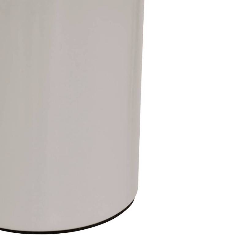 Lampe champignon H24,5 cm Lito métal blanc Atmosphera - Image 4