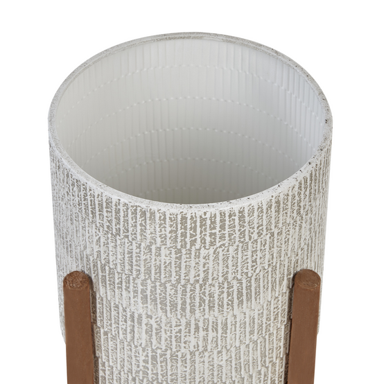 Beliani - Cache-pot d'intérieur Métal Gris PINSAPO - Beliani - Image 4