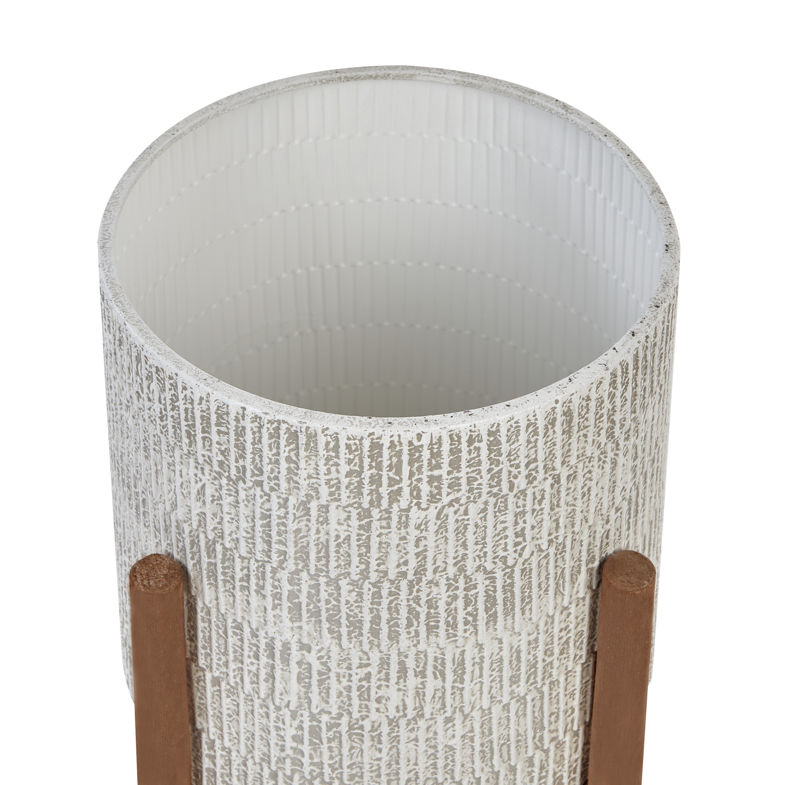 Beliani - Cache-pot d'intérieur Métal Gris PINSAPO - Beliani - Image 4