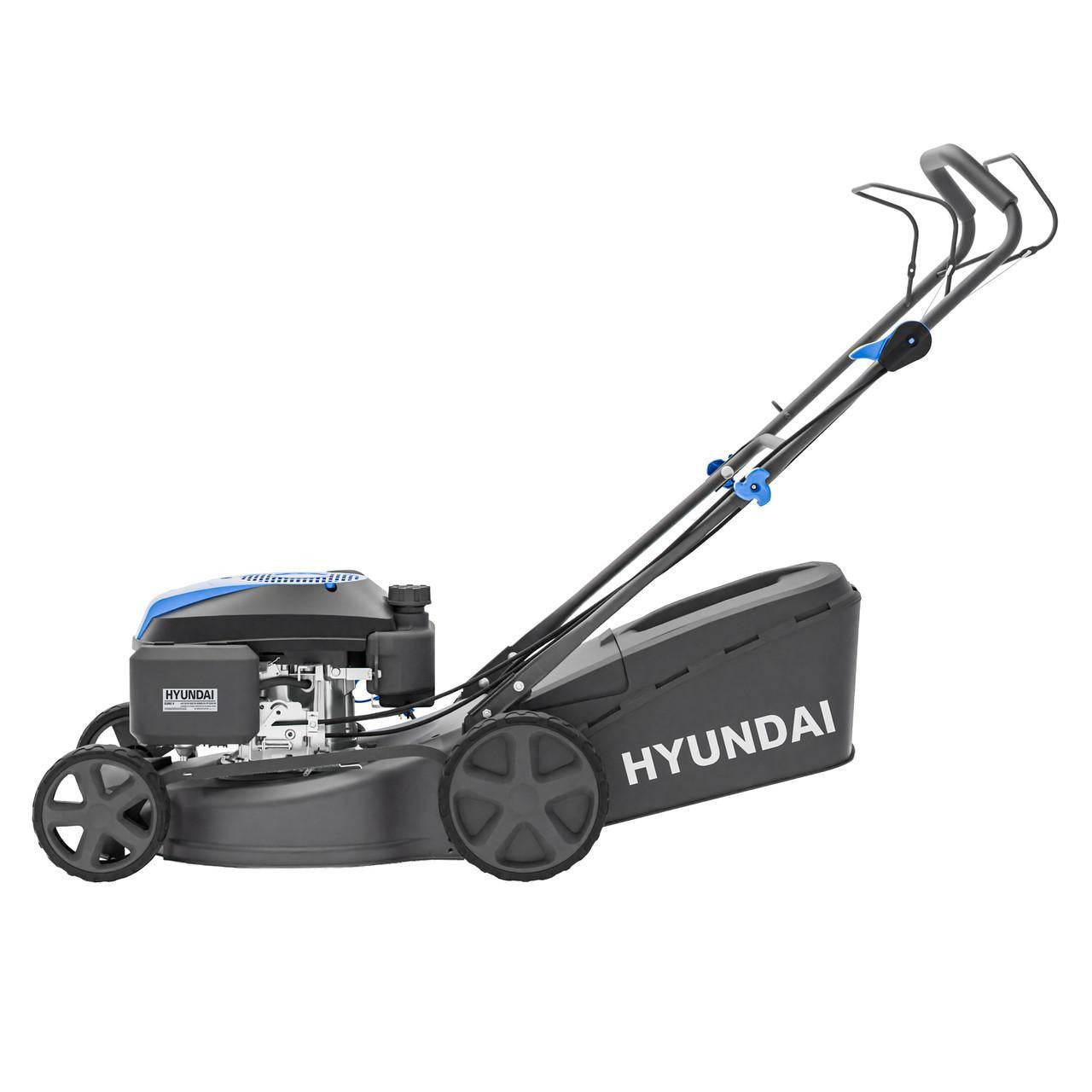 Tondeuse à Gazon Thermique Autotractée 43 cm 139 cm3 40L 4-en-1 Mulching Hyundai - Image 3