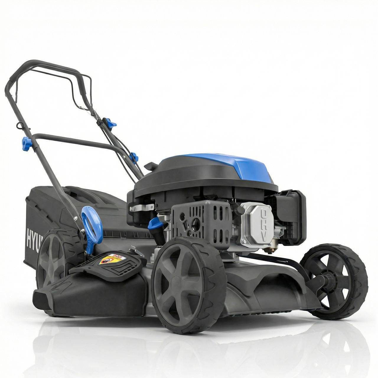 Tondeuse à Gazon Thermique Autotractée 43 cm 139 cm3 40L 4-en-1 Mulching Hyundai - Image 1