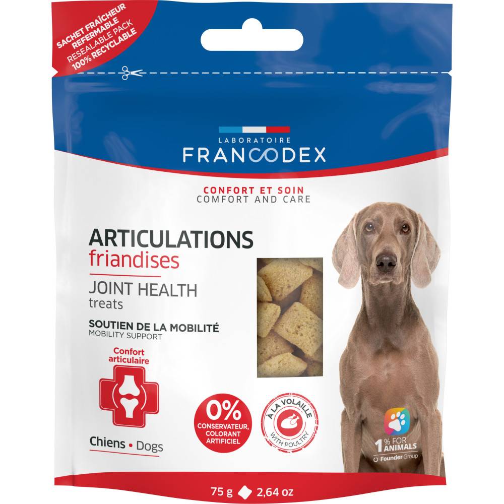 Francodex - Friandises Articulations pour chiens 75 g - Image 1